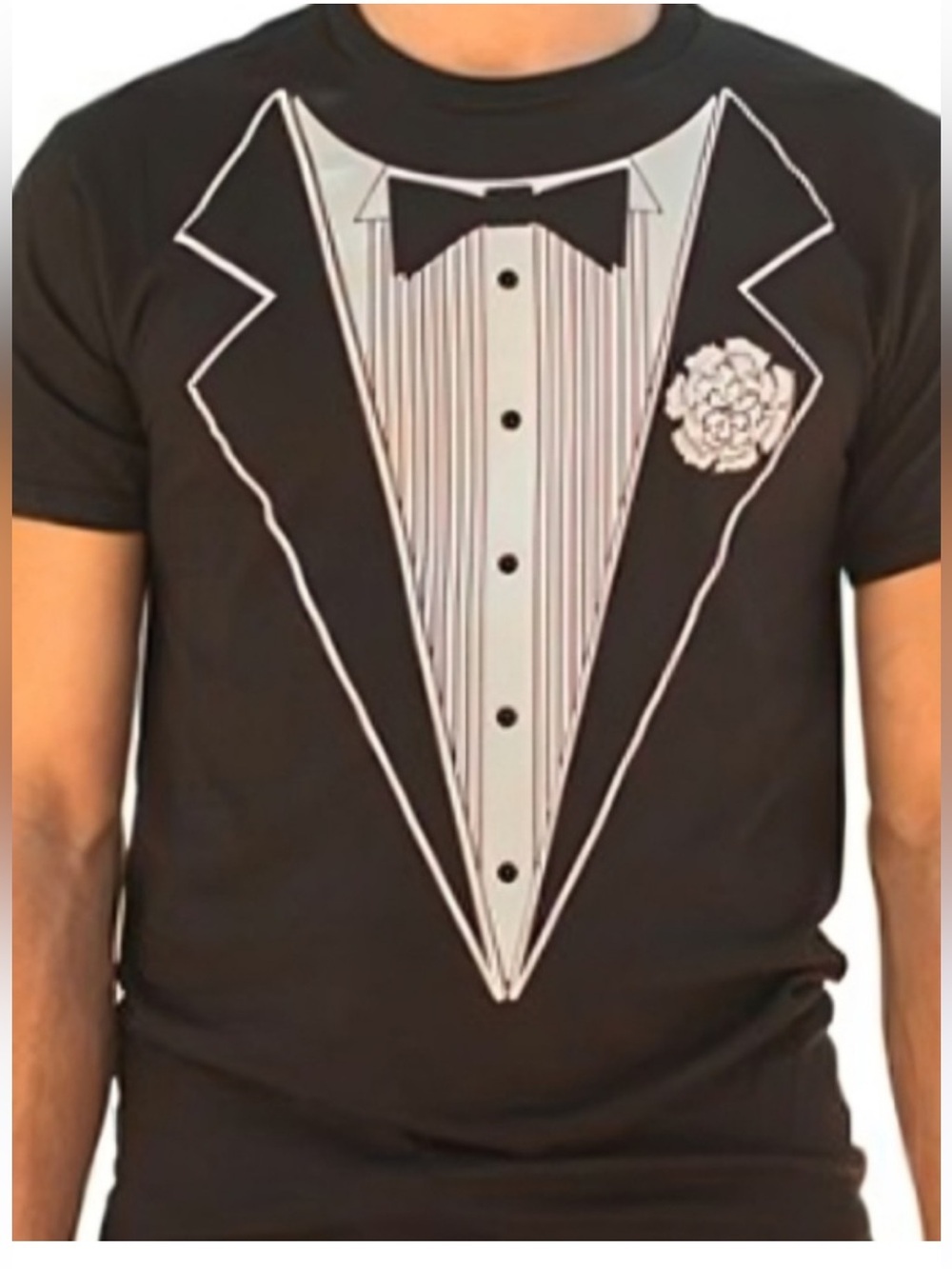 Tuxedo Graphic Cotton T‑Shirt